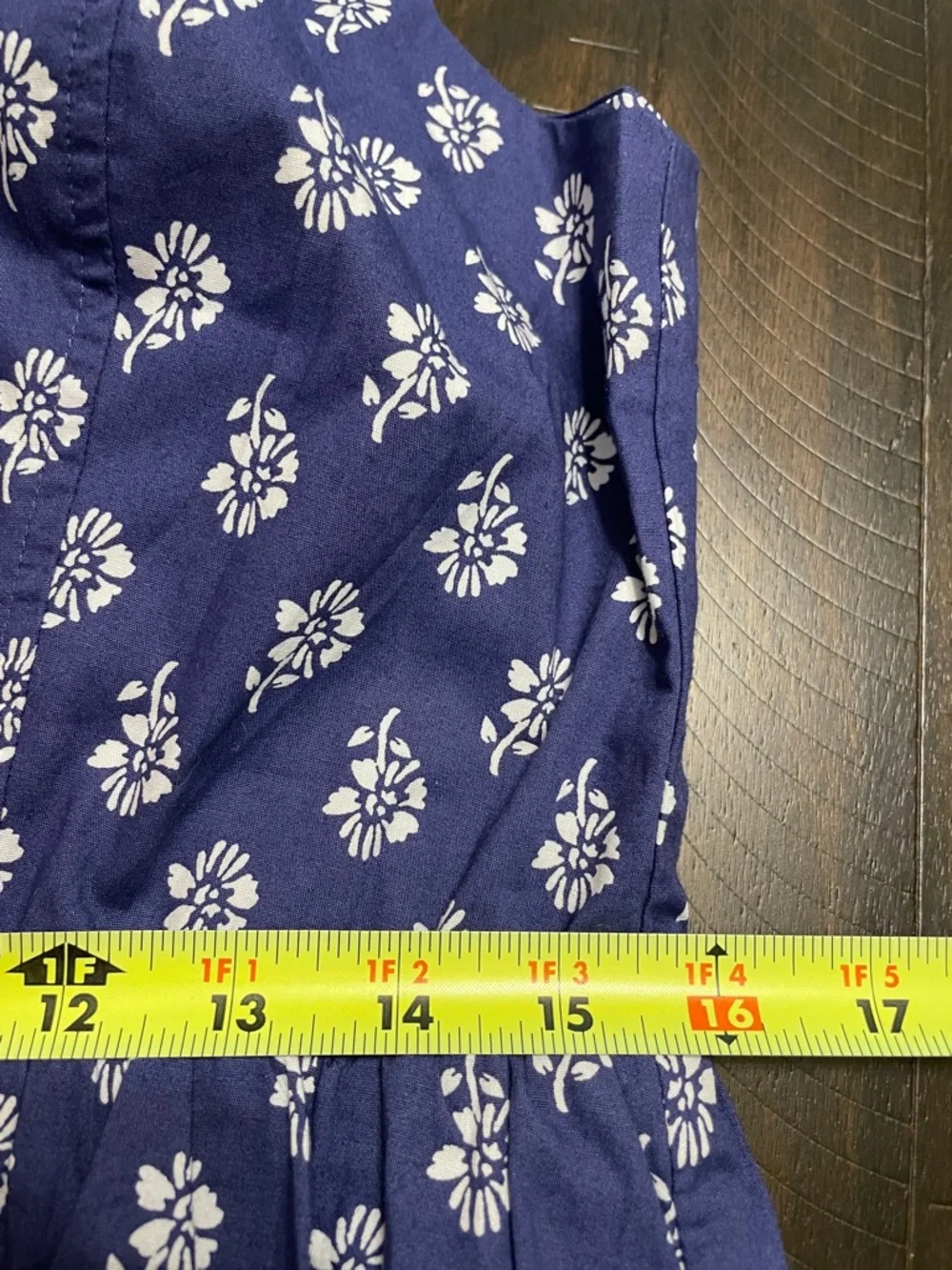 J. Crew Cotton Blue Halter Midi Dress with White Print size 6